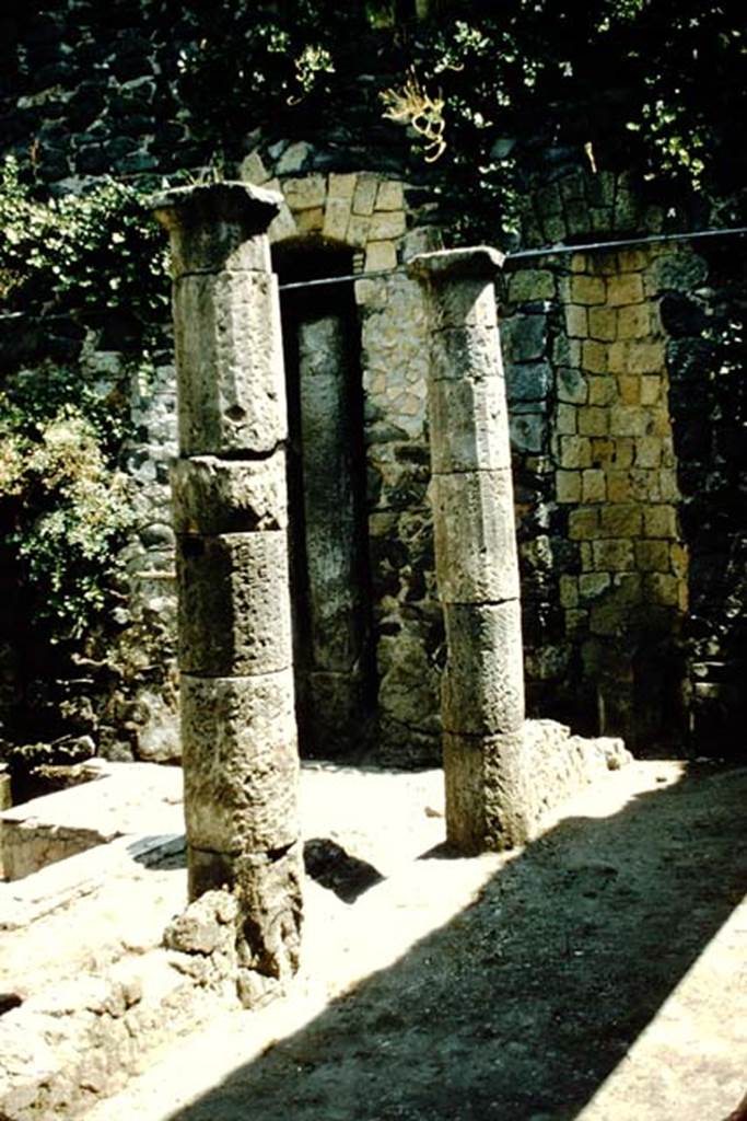 Ins. VII.2 Herculaneum, 1957. Photo by Stanley A. Jashemski.
Source: The Wilhelmina and Stanley A. Jashemski archive in the University of Maryland Library, Special Collections (See collection page) and made available under the Creative Commons Attribution-Non Commercial License v.4. See Licence and use details. J57f0435